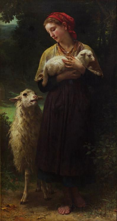 Adolphe William Bouguereau The Shepherdess (mk26) Spain oil painting art